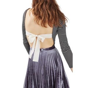Topshop backless bodysuit! Never worn